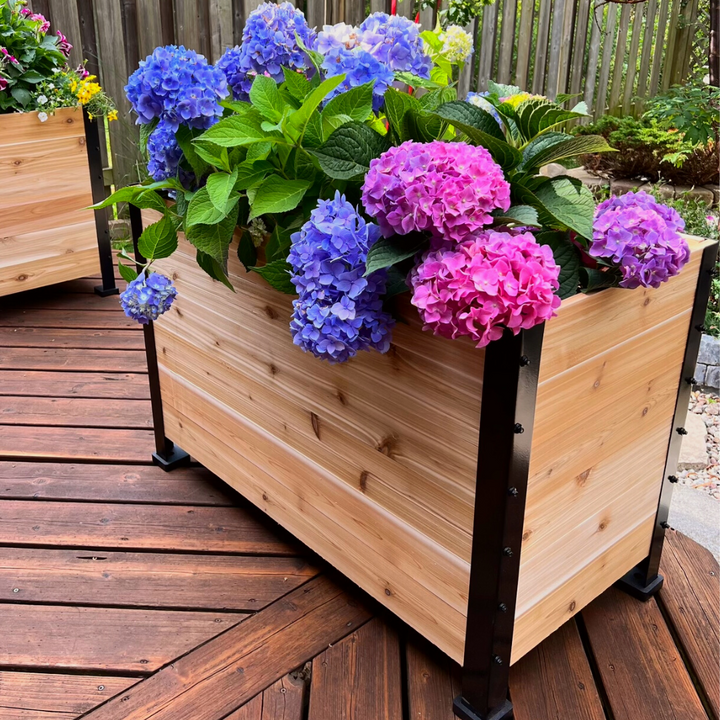 18 x 36 Planter Box - 24 TALL – rectangular cedar planter box for outdoor and garden use
