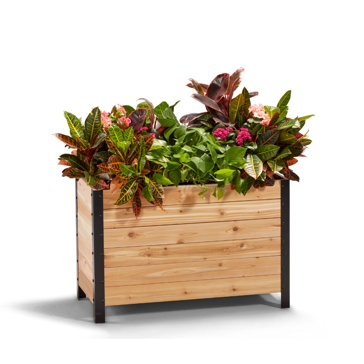 18 x 36 Planter Box - 24 TALL – rectangular cedar planter box for outdoor and garden use