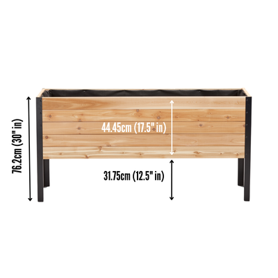 Large Raised Garden Bed - 46cm x 153cm x 76cm